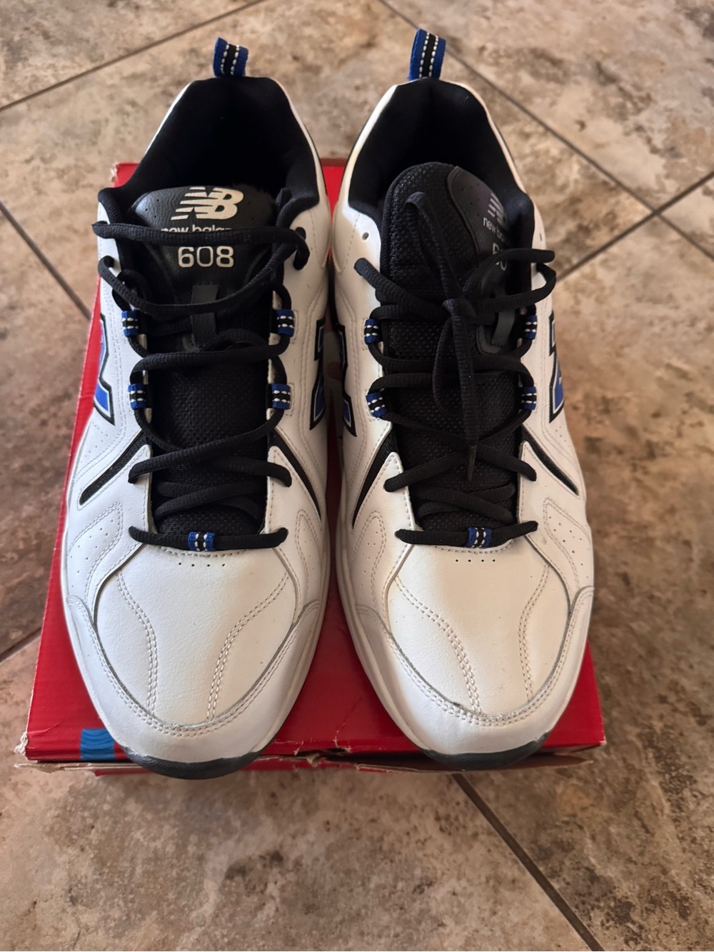 New Balance Men's White 608 Cross Trainer Athletic Shoes Size 16 4E